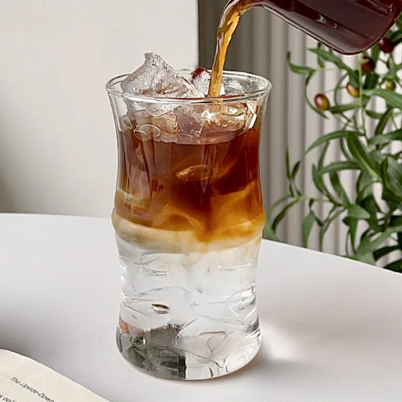 Mediterranean Ripple Glass Cup