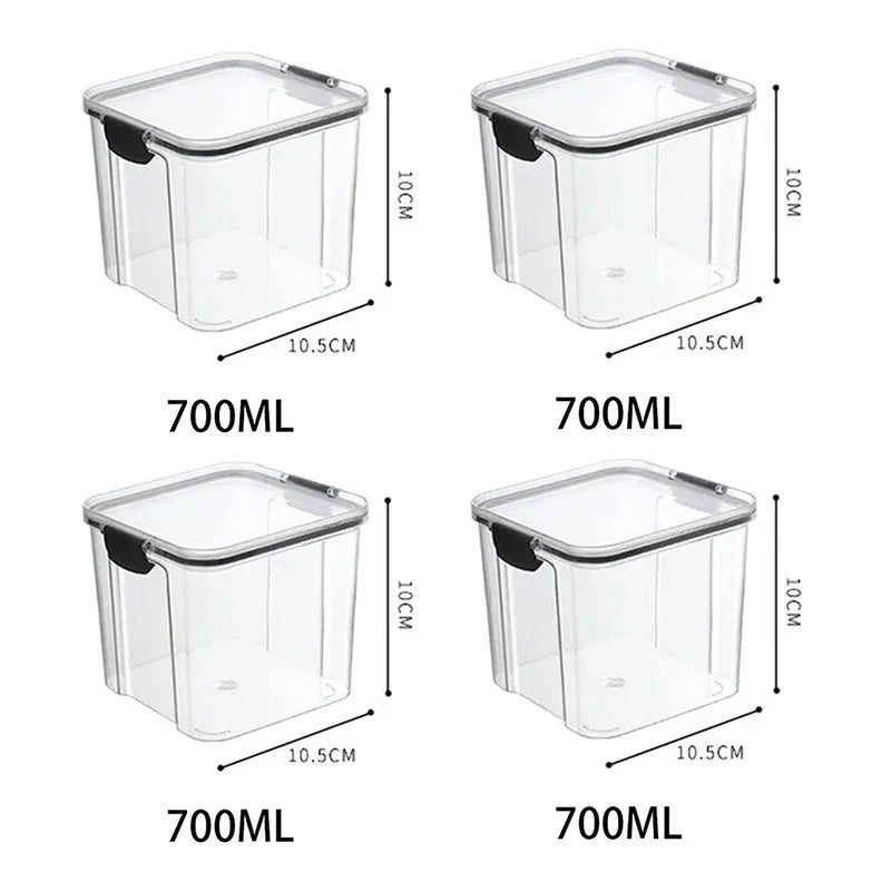 Transparent Food Storage Containers
