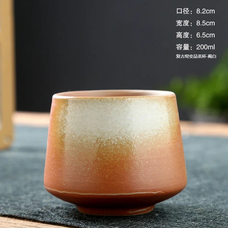 kiln-changed glaze cup