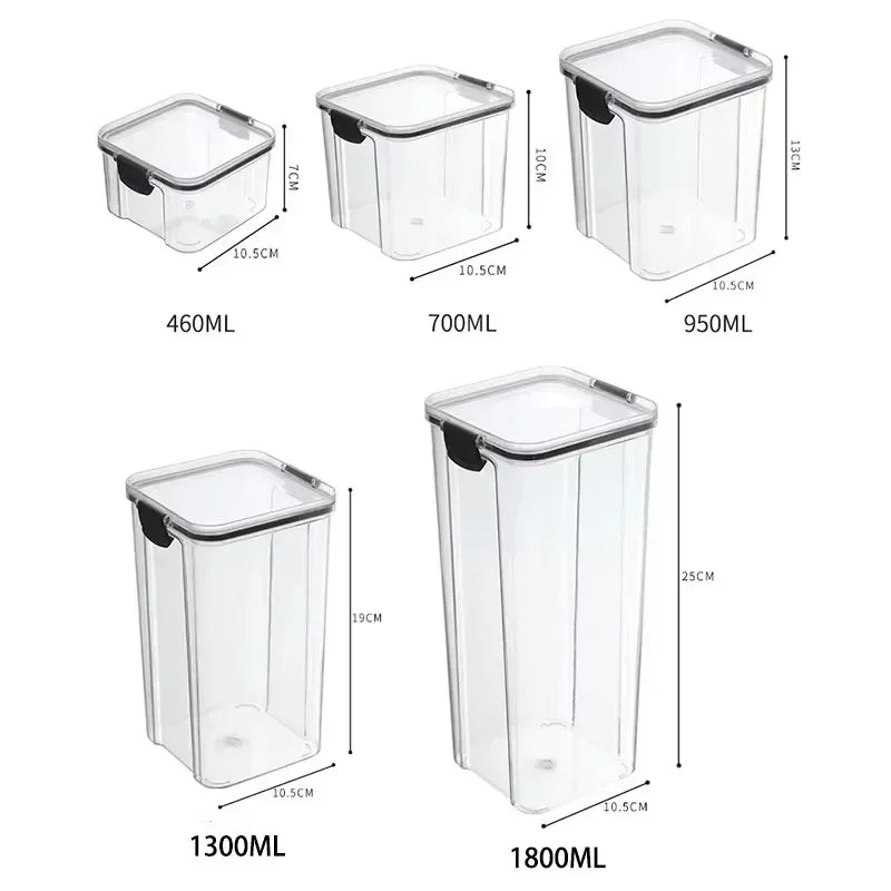 Kitchen Stackable Sealed Storage Containers