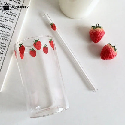 Strawberry Glass Cups
