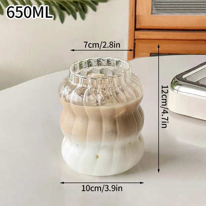 Transparent Cold Glass Cup