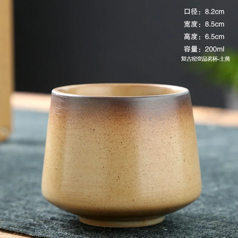 kiln-changed glaze cup