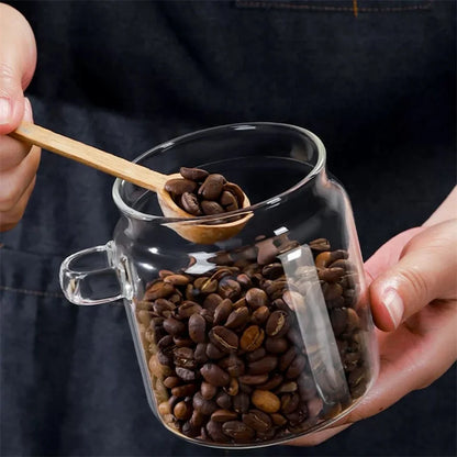 Coffee Bean Storage Glass