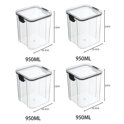 Transparent Food Storage Containers