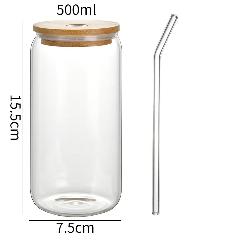 Glass Reusable Drinking Cups