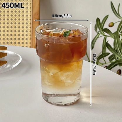 Transparent Cold Glass Cup
