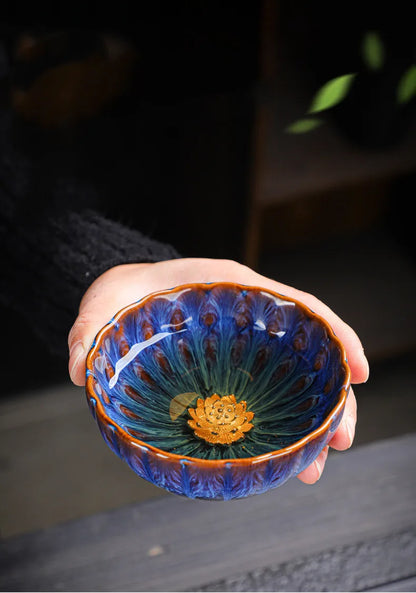 Ceramic Inlay Tea Cup