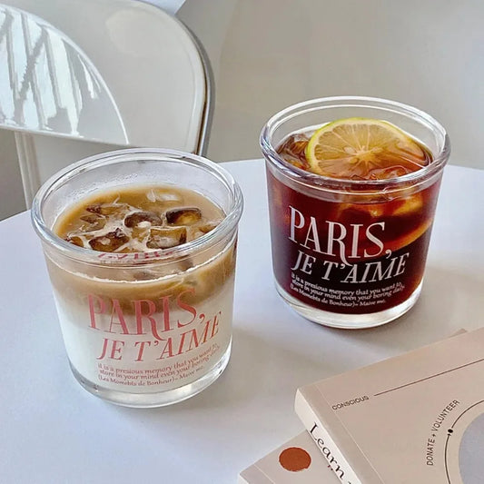 Transparent Glass Cup Summer Cold
