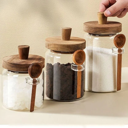 Coffee Bean Storage Glass