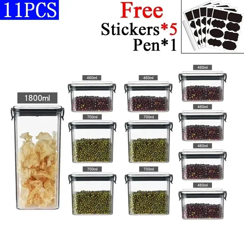 Kitchen Stackable Sealed Storage Containers