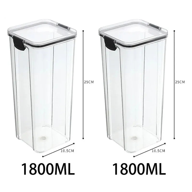 Transparent Food Storage Containers
