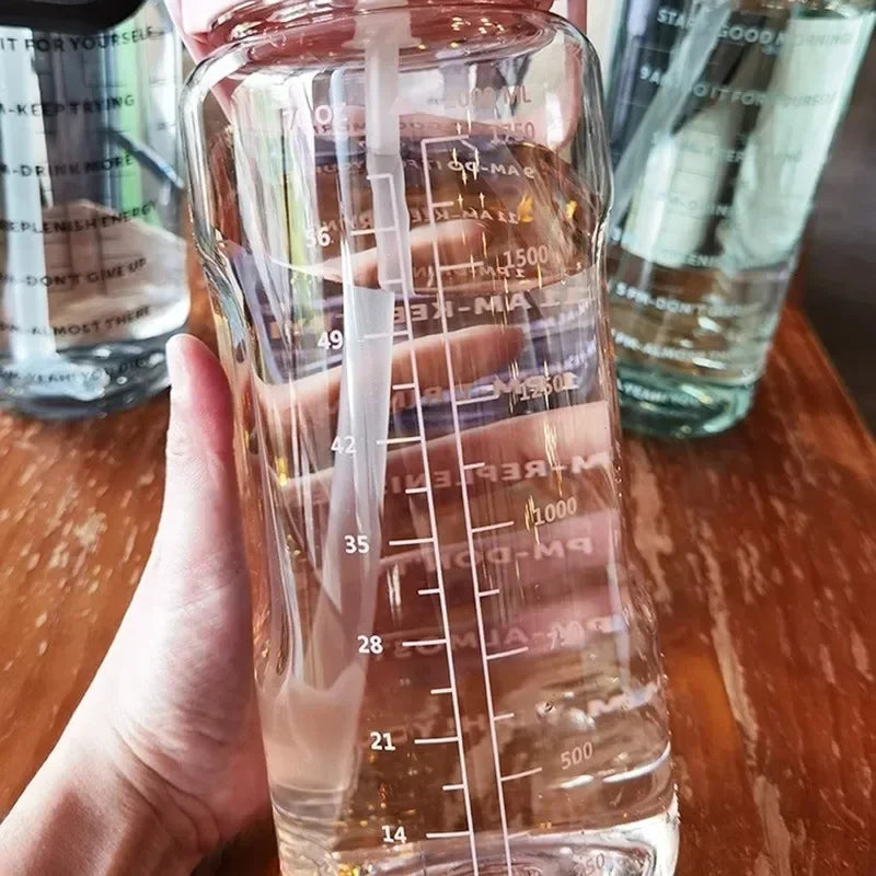 Motivational Hydration Water Bottle