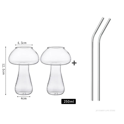 Mushroom Glass Cup