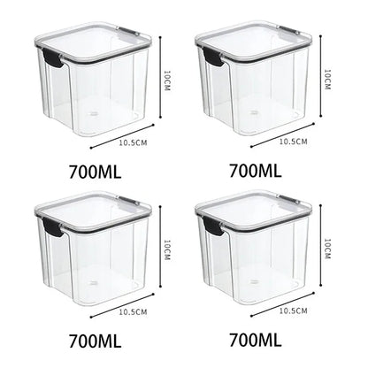 Transparent Food Storage Containers