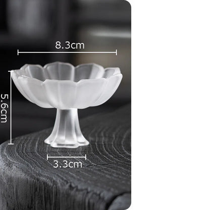 Lotus Flower Glass Tea Cup