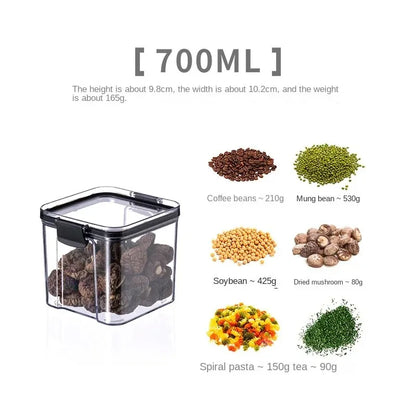 Transparent Food Storage Containers
