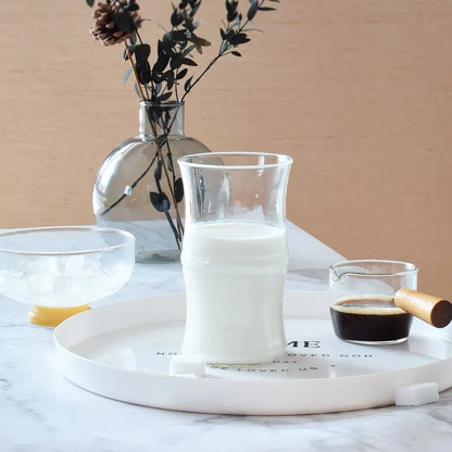 Mediterranean Ripple Glass Cup