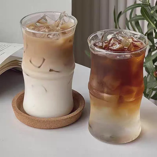 Mediterranean Ripple Glass Cup
