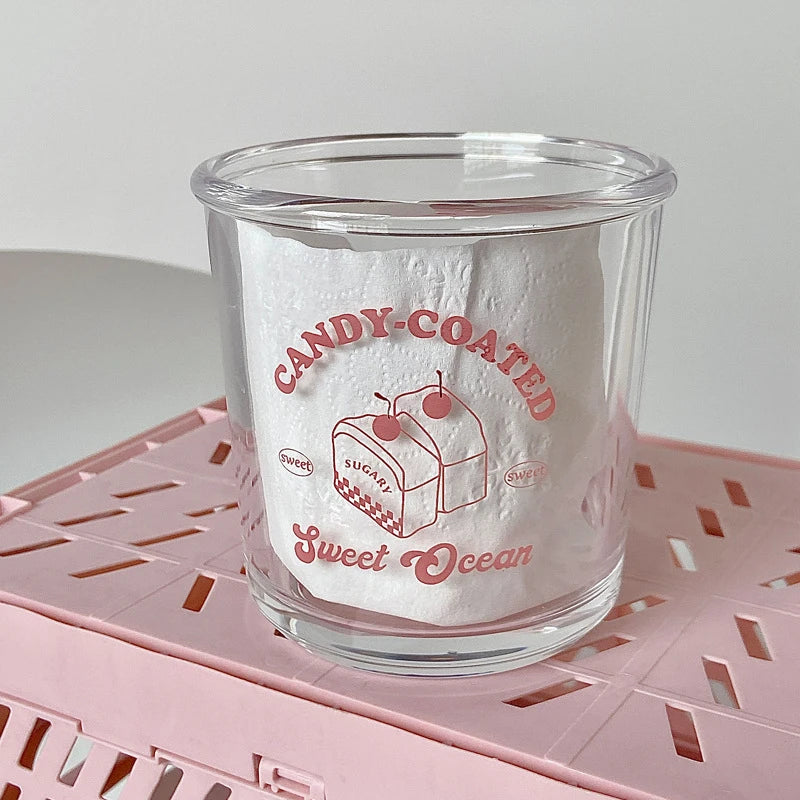 Transparent Glass Cup Summer Cold