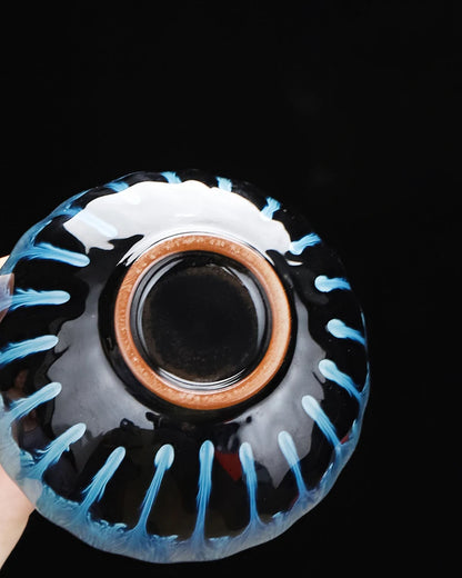 kiln transformed ceramic tea cup