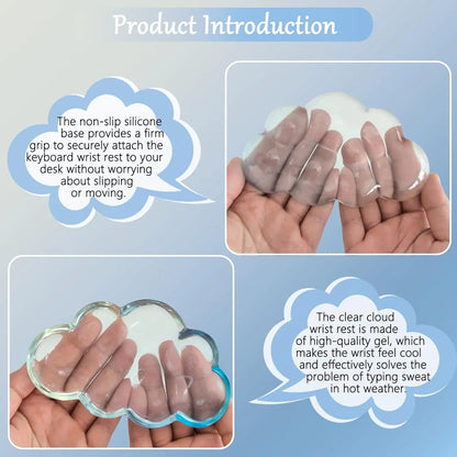 Cloud Wrist Rest for Keyboard and Mouse