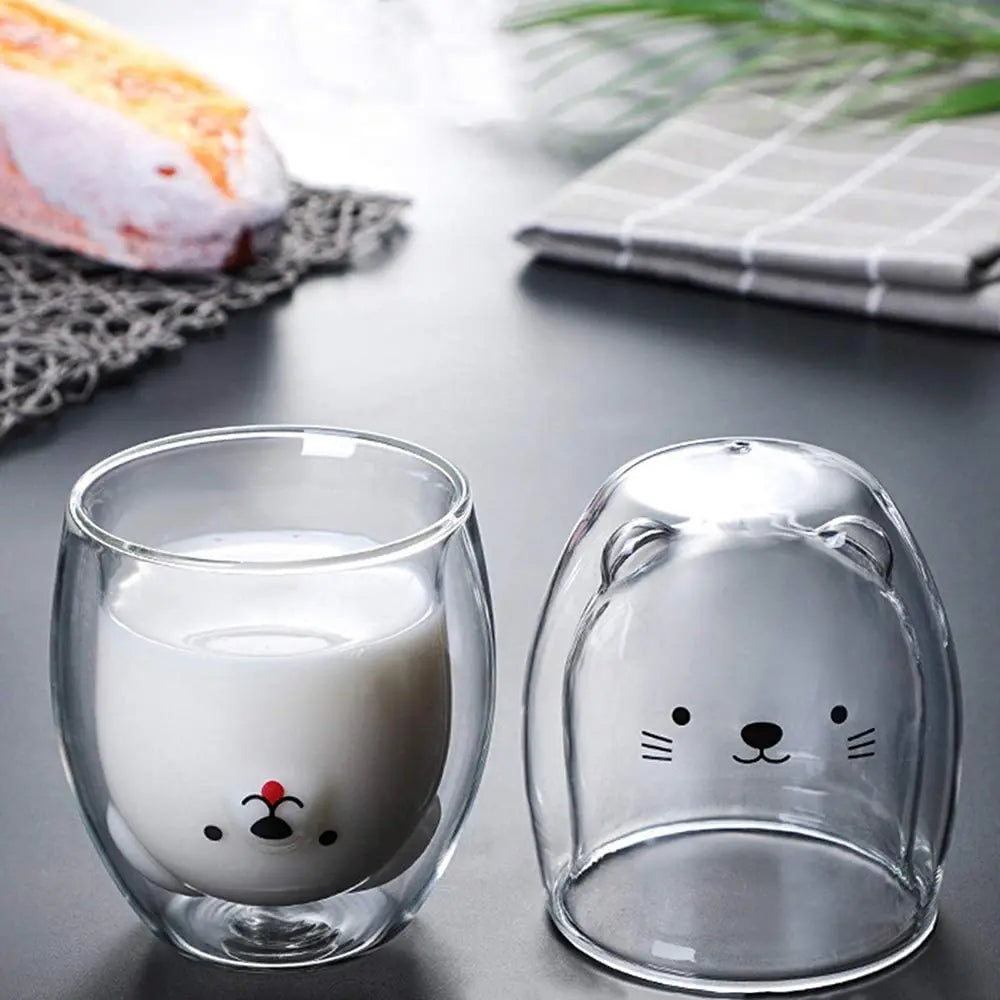 Cute Glass Coffee Cups
