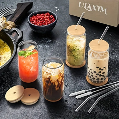 Glass Reusable Drinking Cups