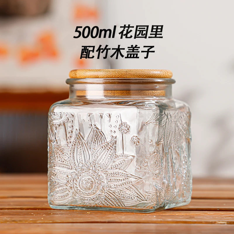 Pattern Glass Container