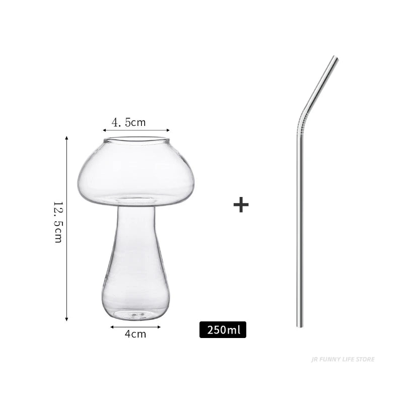 Mushroom Glass Cup