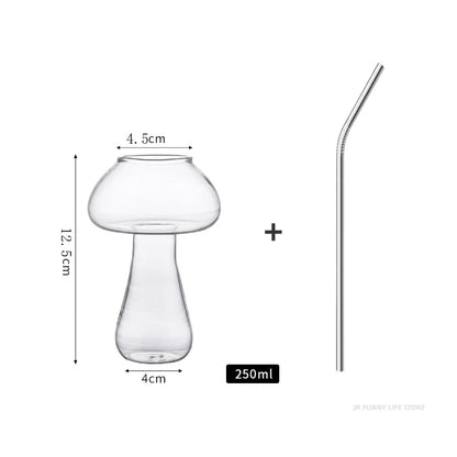 Mushroom Glass Cup
