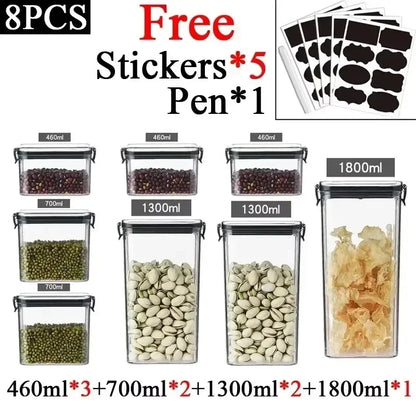 Kitchen Stackable Sealed Storage Containers