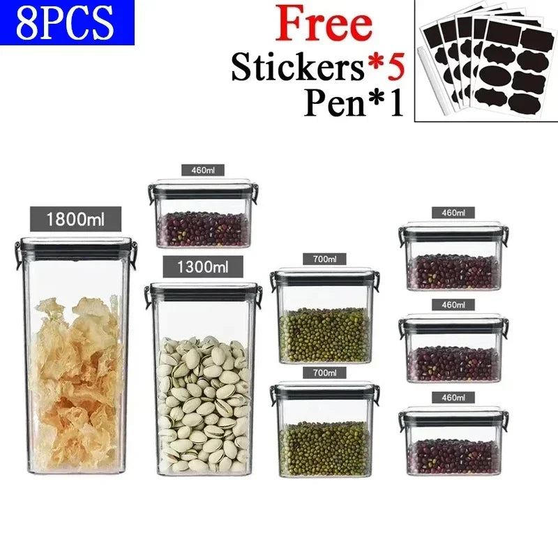 Kitchen Stackable Sealed Storage Containers