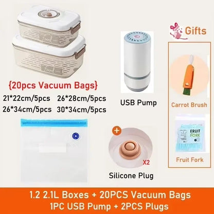 Vacuum Food Storage Box Fresh-Keeping