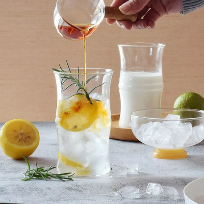 Mediterranean Ripple Glass Cup