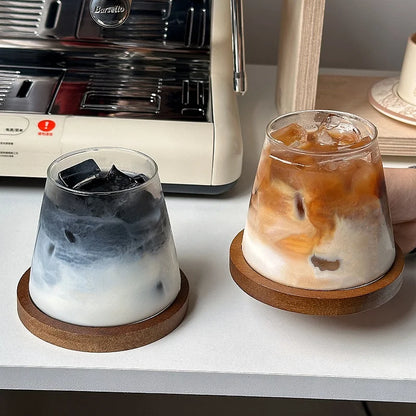 Transparent Cold Glass Cup