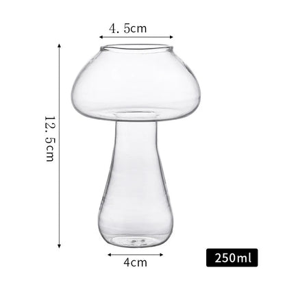 Mushroom Glass Cup