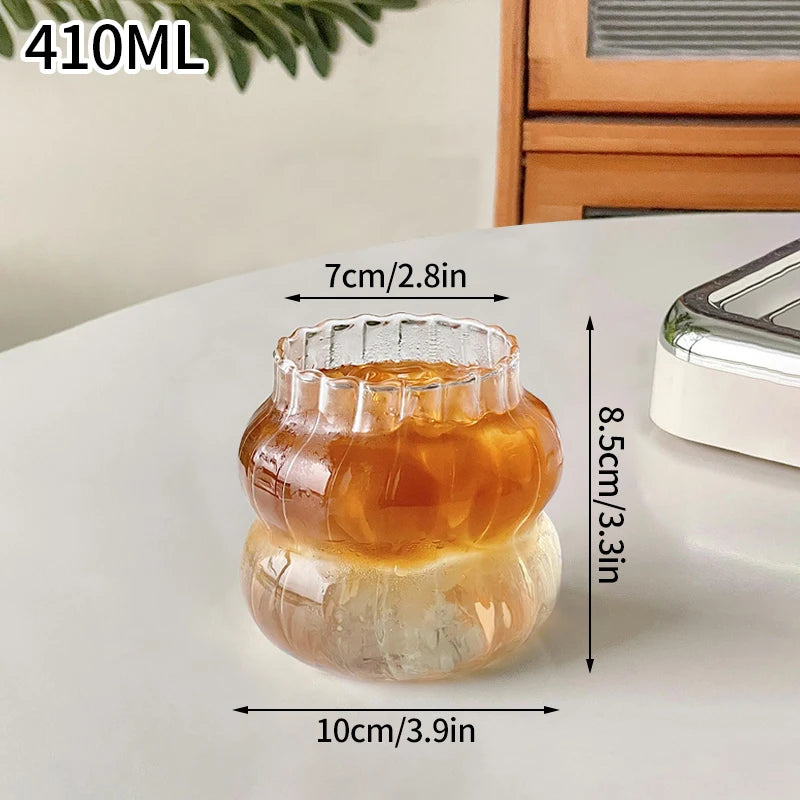 Transparent Cold Glass Cup