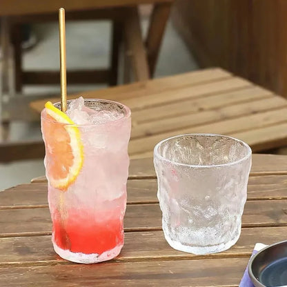 Summer High Beauty Glass Glacier Texture Cup