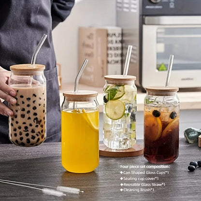 Glass Reusable Drinking Cups