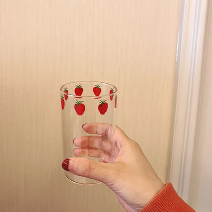 Strawberry Glass Cups