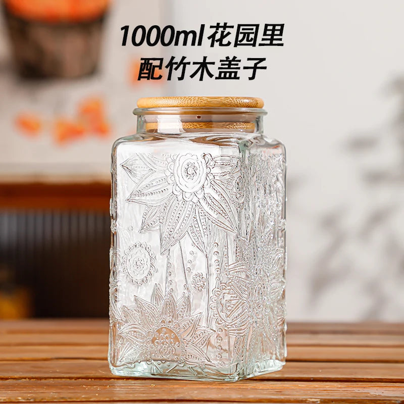 Pattern Glass Container