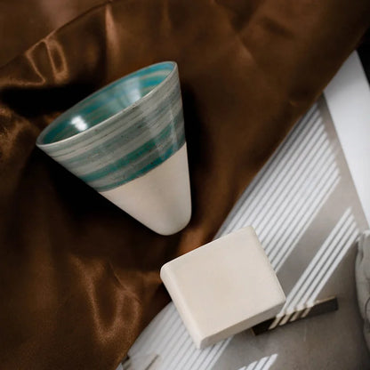 Cone Shape Pottery Tea Coffee Cup