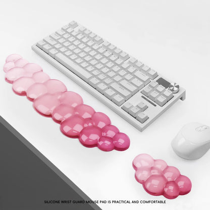 Cloud Wrist Rest for Keyboard and Mouse