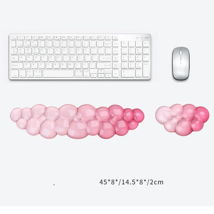 Cloud Wrist Rest for Keyboard and Mouse