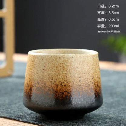 kiln-changed glaze cup