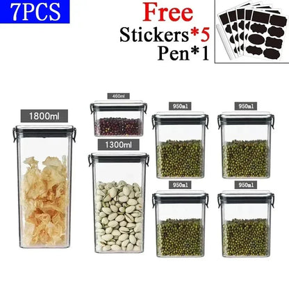 Kitchen Stackable Sealed Storage Containers