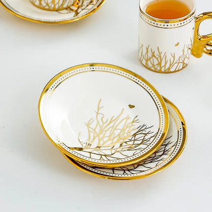 6-piece Set Espresso Cups Tea Set