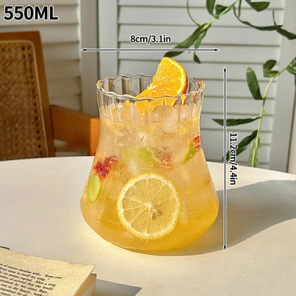 Transparent Cold Glass Cup