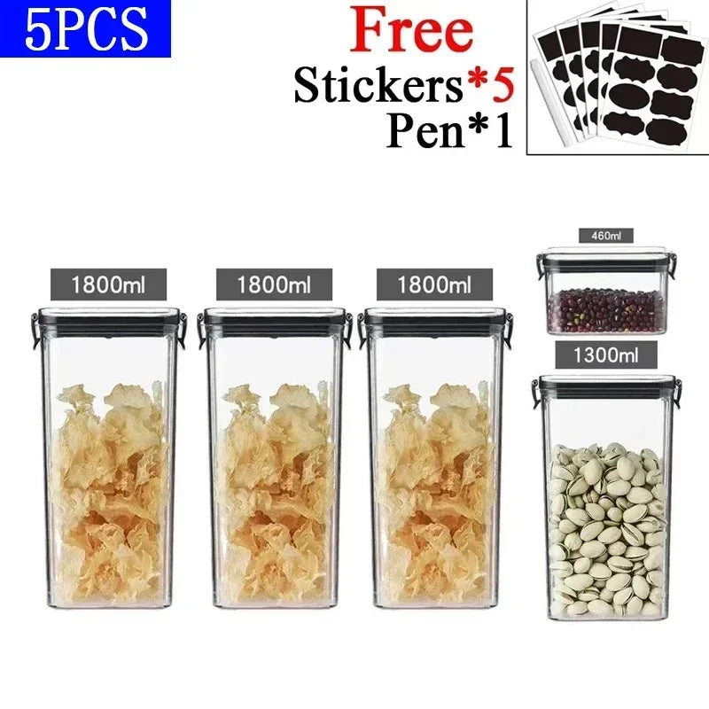 Kitchen Stackable Sealed Storage Containers